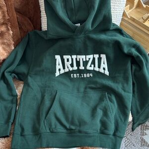 Aritzia SCARAB Green Pullover Hoodie
